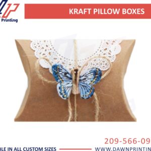 Kraft Pillow Boxes