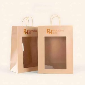 Custom Window Paper Bags
